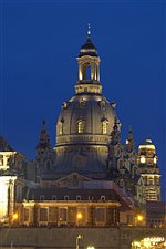 Blick auf die am 30.10.2005 eingeweihte Frauenkirche